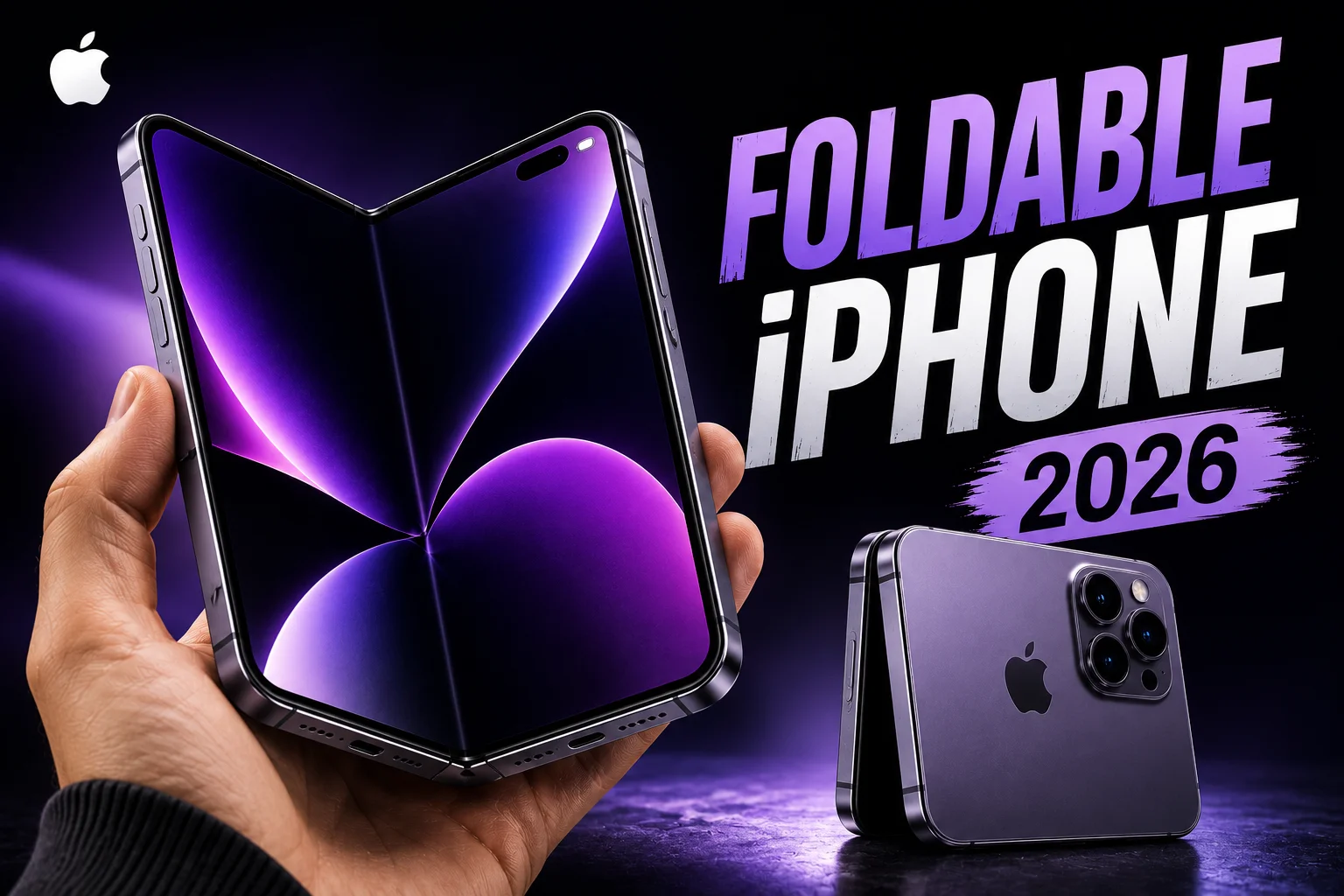 Apple Foldable iPhone 2026 concept design