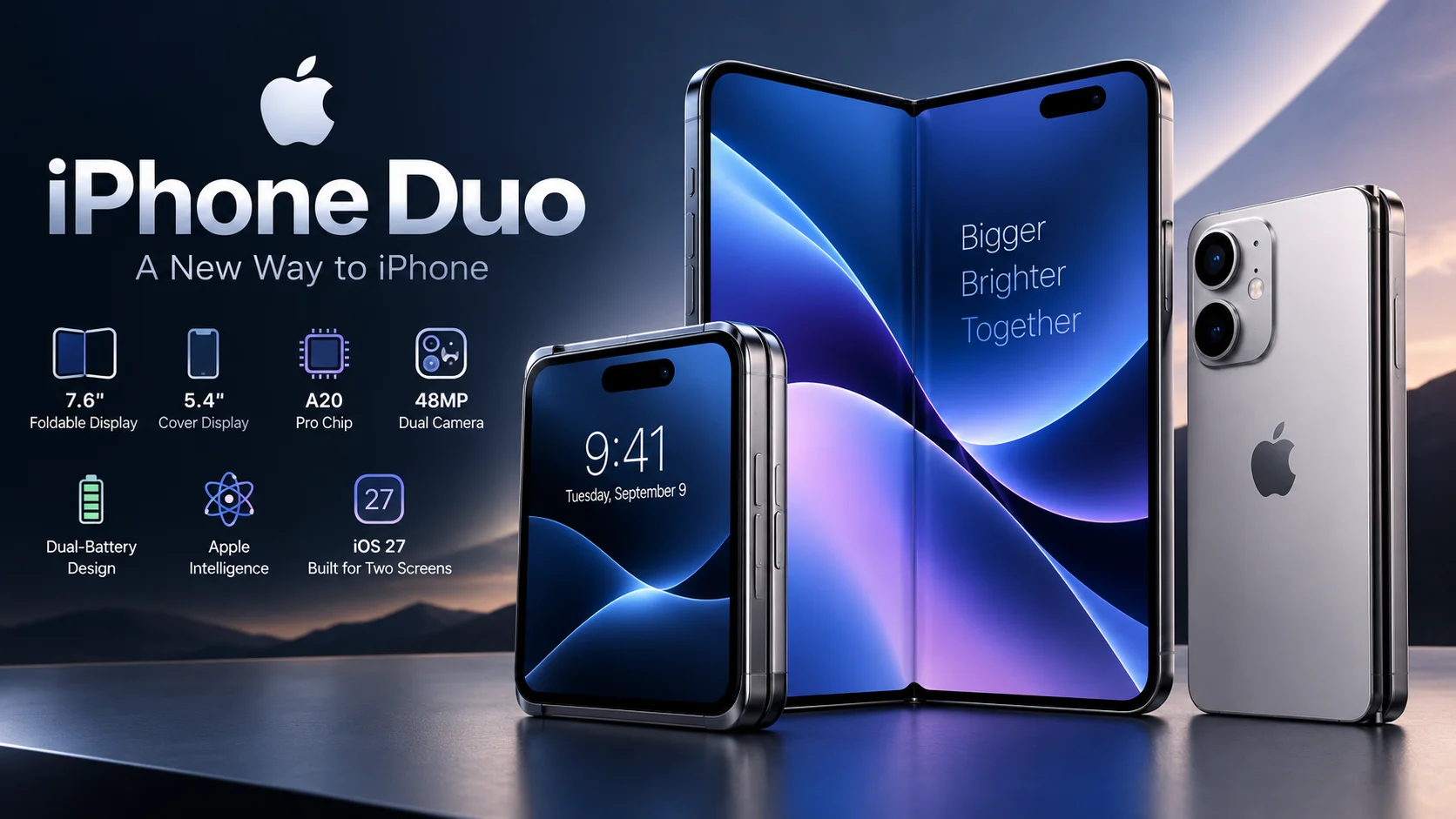 iPhone Duo foldable iPhone